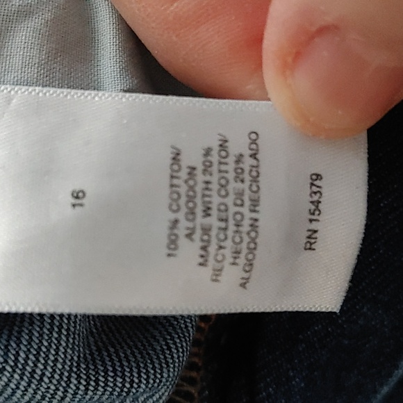 Aeropostale High Rise Wide Leg Women's Size 16 Jeans Denim EUC #154379 - Picture 5 of 5